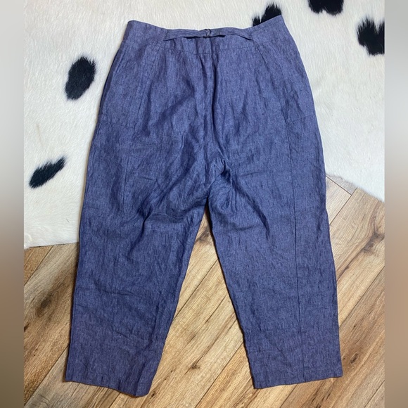 Poetry 100% linen cropped pants - Picture 8 of 9